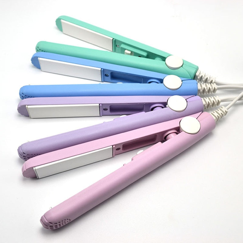 Mini hair straightener